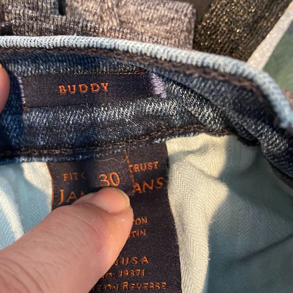 James Jeans Buddy Vintage Love Raw Hem Jeans - Picture 8 of 8